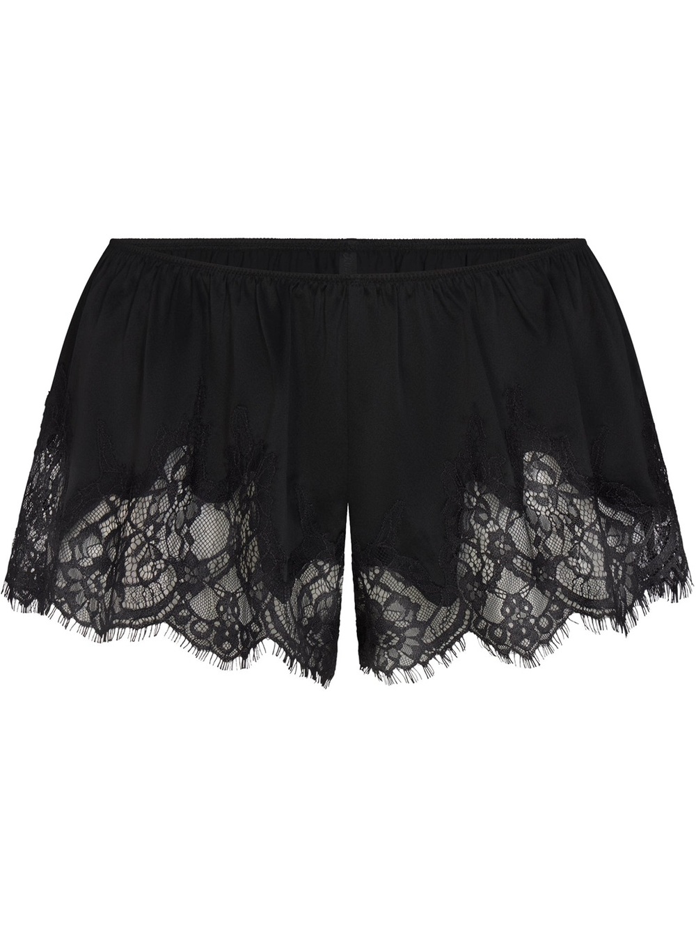 SKIMS SILK LACE SHORT MSRP $118 - ONYX